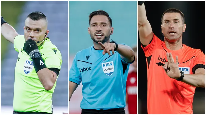 Радослав Гидженов, Волен Чинков и Георги Кабаков свирят дербитата за Купата на България