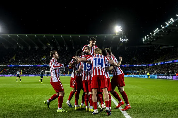 На живо: Атлетико Мадрид вкара втори гол срещу Брюж