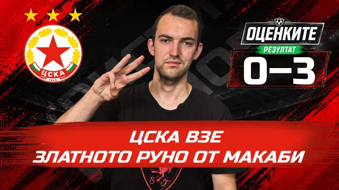 „Червените“ от 1 до 10: ЦСКА взе златното руно от Макаби (ВИДЕО)