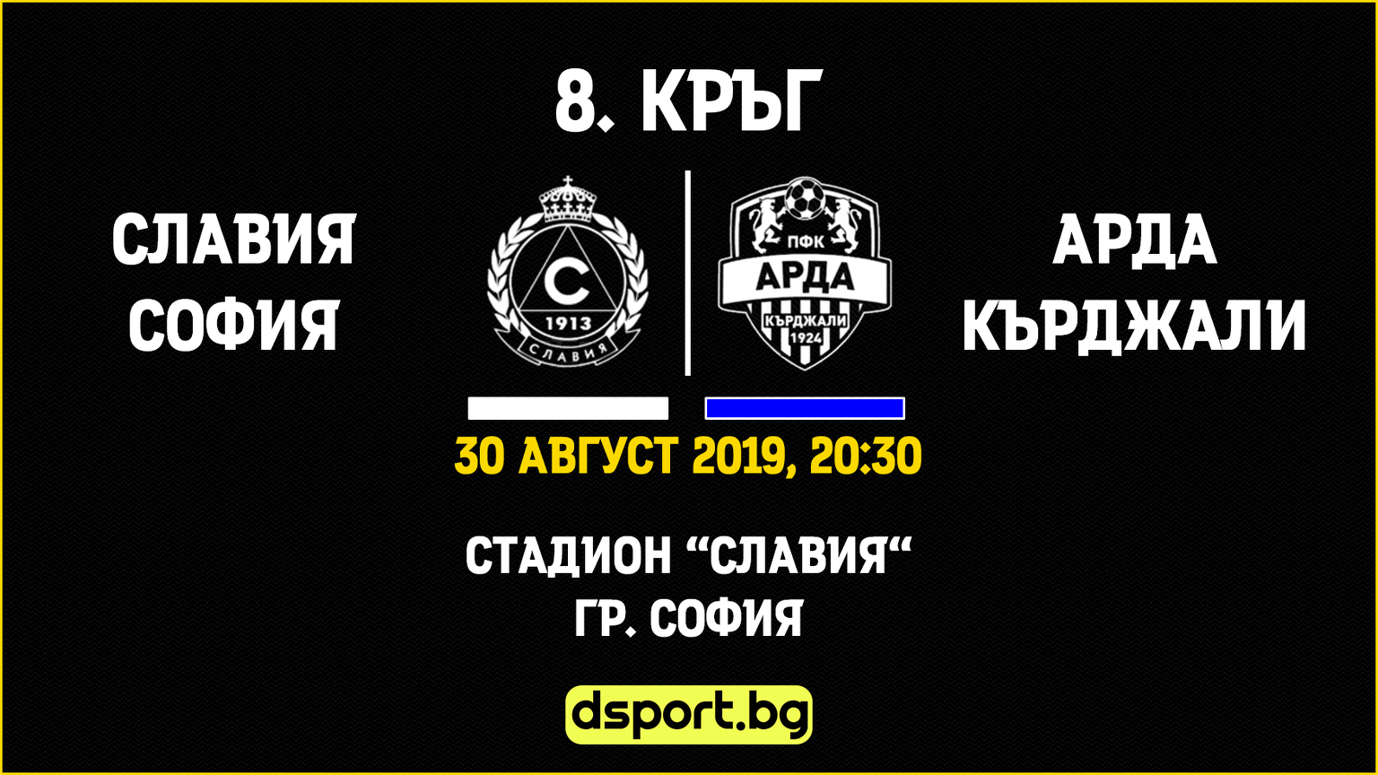 На живо: Славия – Арда Кърджали 0:0 (играе се) - efbet Лига
