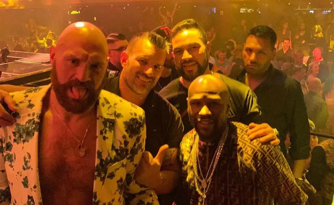 Тайсън Фюри на купон с Мейуедър и Паркър - Бойни спортове