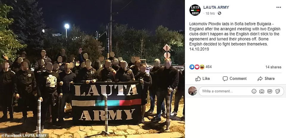 "Дейли Мейл" с материал за фенската групировка "Лаута Арми" - БГ футбол