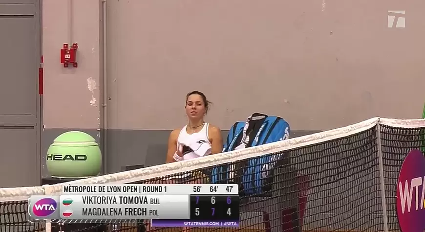 Томова продължи победната серия, започна с победа на WTA турнира в Лион - Тенис