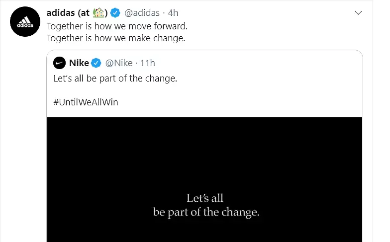Nike и adidas се обединиха: Нека всички бъдем част от промяната - Спорт