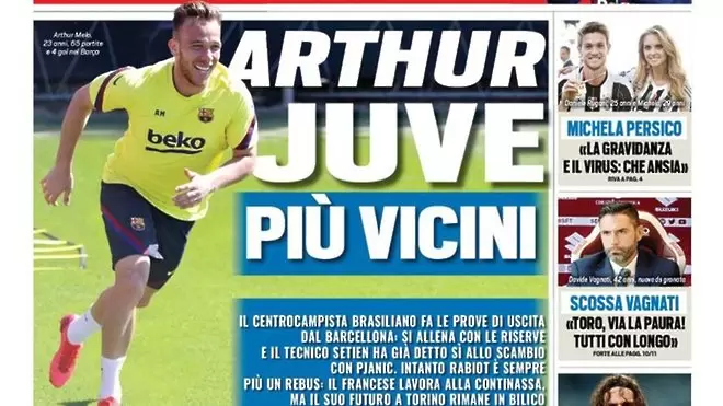 Tuttosport: Артур все по-близо до Ювентус - Италия