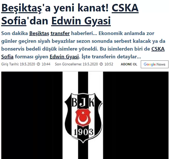 От Бешикташ потвърдиха за сериозен интерес към Едвин Джеси - ЦСКА