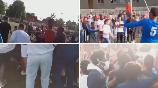 Публика влезе на терена по време на таен мач във Франция (ВИДЕО) - Световен футбол