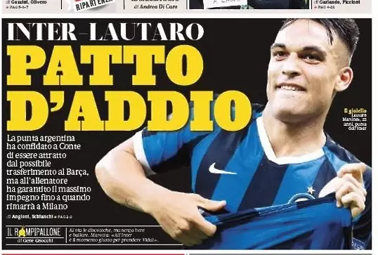 Gazzetta dello Sport: Лаутаро Мартинес и Конте постигнаха “Пакт за сбогом“ - Италия