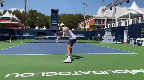 Гришо вече в Ница, направи първа тренировка и получи разяснения по правилата - Тенис