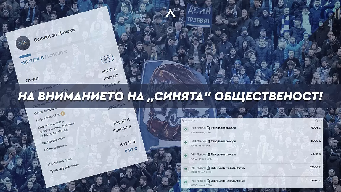 Левски спря кампанията си в HelpKarma - БГ футбол