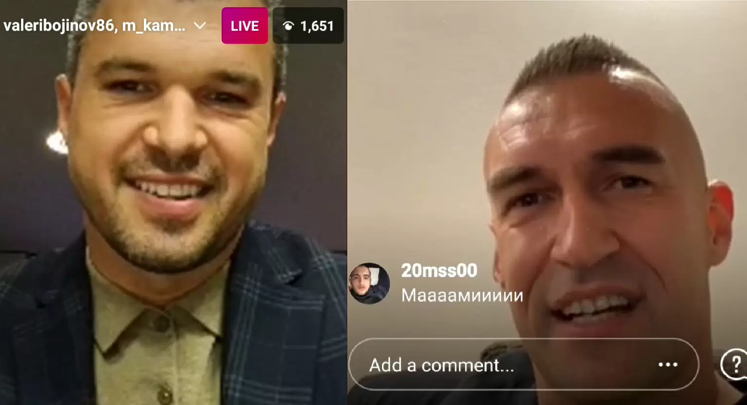 Божинов и Камбуров отрекоха за конфликт между тях, забавляваха се в Instagram (ВИДЕО) - Левски