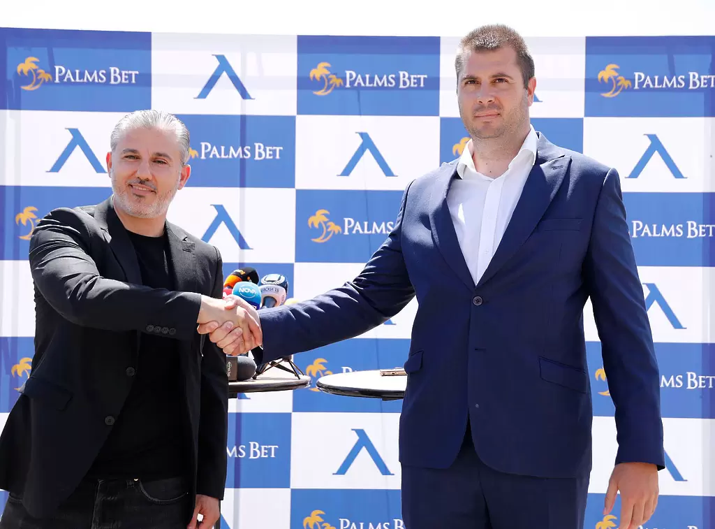 Левски с брифинг за новия договор с Palms Bet - Левски