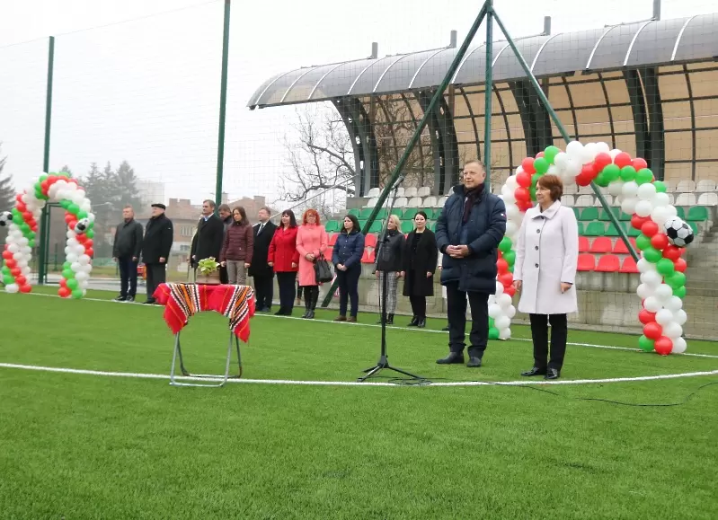 БФС откри нов футболен комплекс в Казанлък
