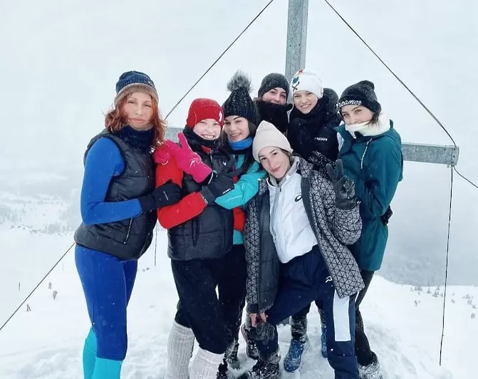 Ансамбълът се качи на ''Зъбчето''