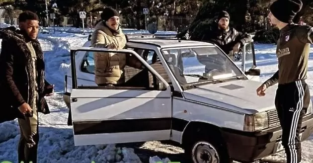 На тренировка със стил: Караско подкара 30-годишен Фиат