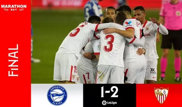 Севиля се изпоти, но би Алавес заради изпусната дузпа