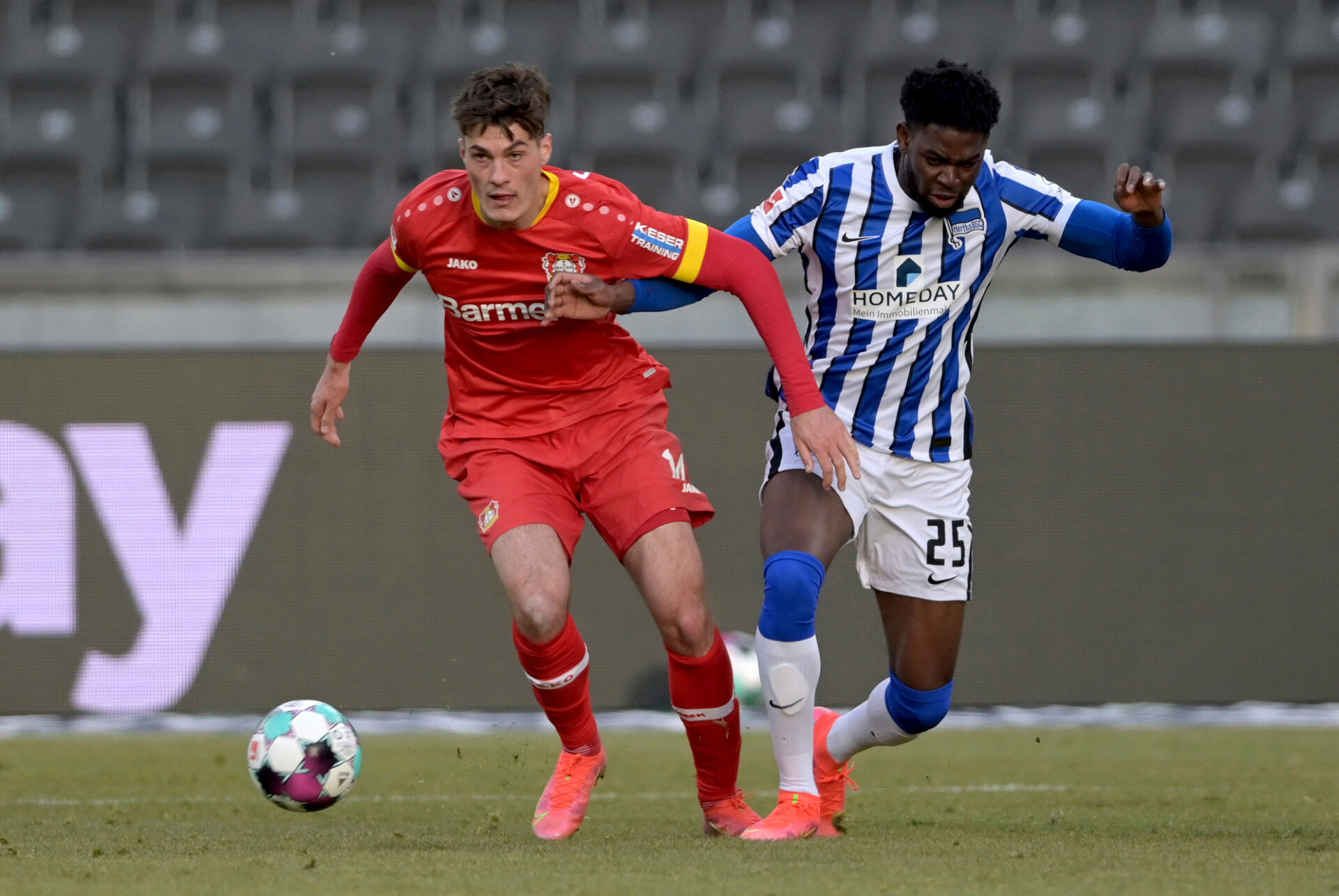 Херта разби Байер за едно полувреме и се изстреля от зоната на изпадащите (ВИДЕО)