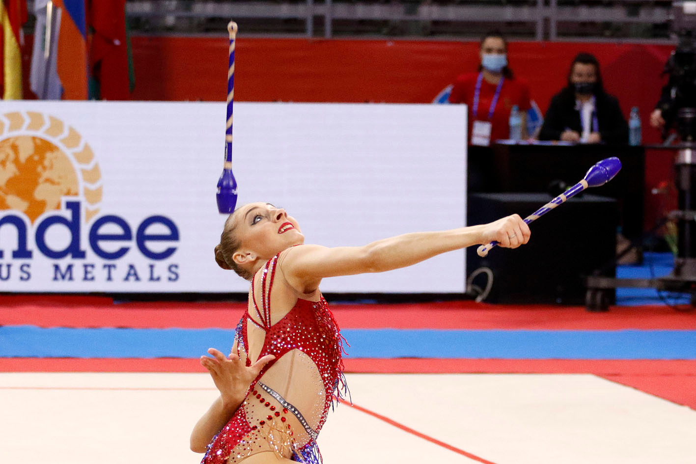 Боряна Калейн на позиция за сребро в многобоя след първите два потока на СК София - Художествена гимнастика