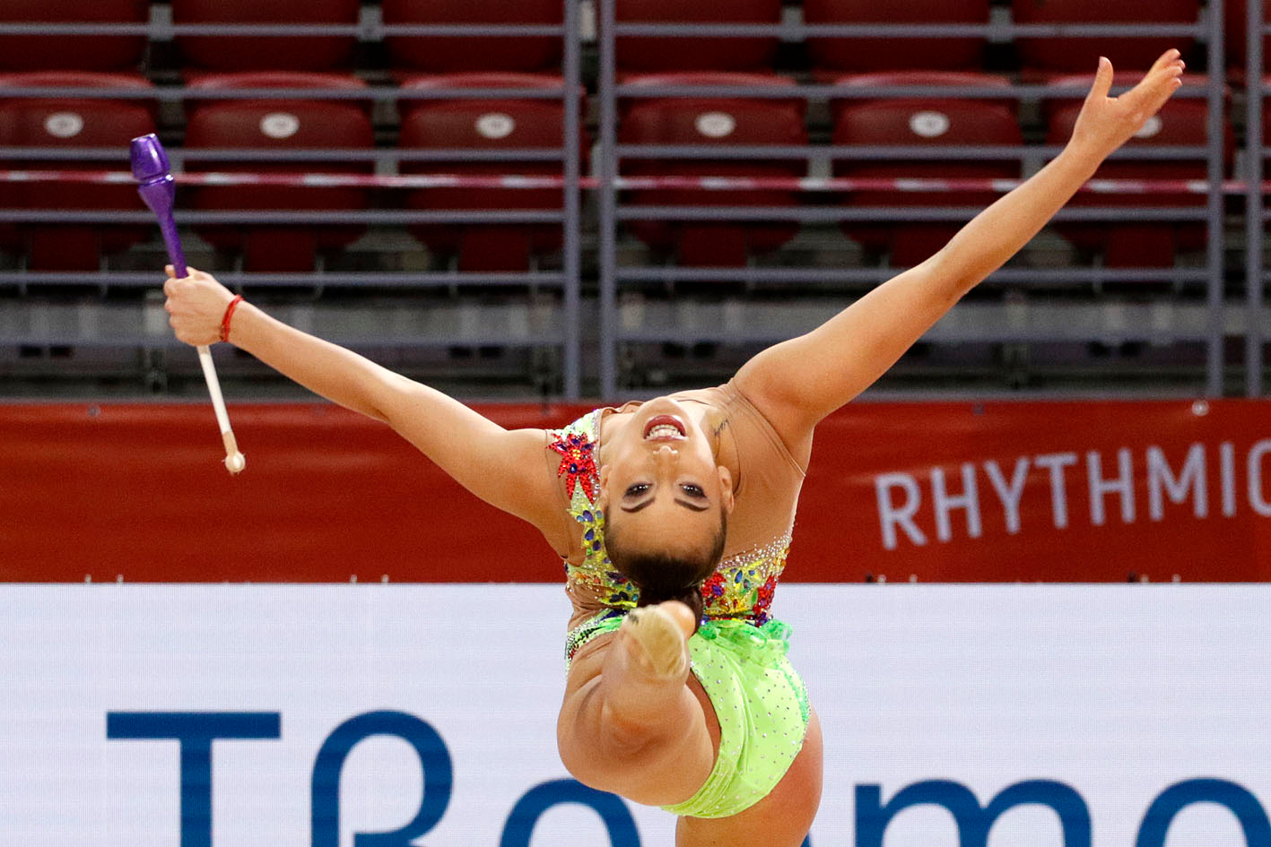 Боряна Калейн на позиция за сребро в многобоя след първите два потока на СК София - Художествена гимнастика