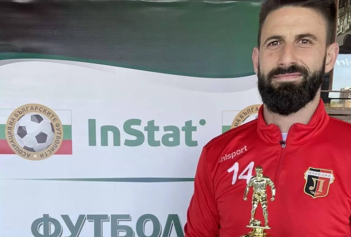 Димитър Илиев бе избран за Футболист номер 1 за март според InStat