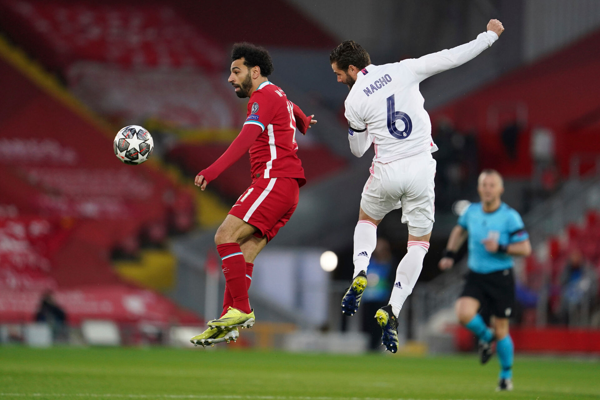 Реал игра интелигентно, не допусна гол на ‘‘Анфийлд‘‘ и се класира за полуфинал в ШЛ