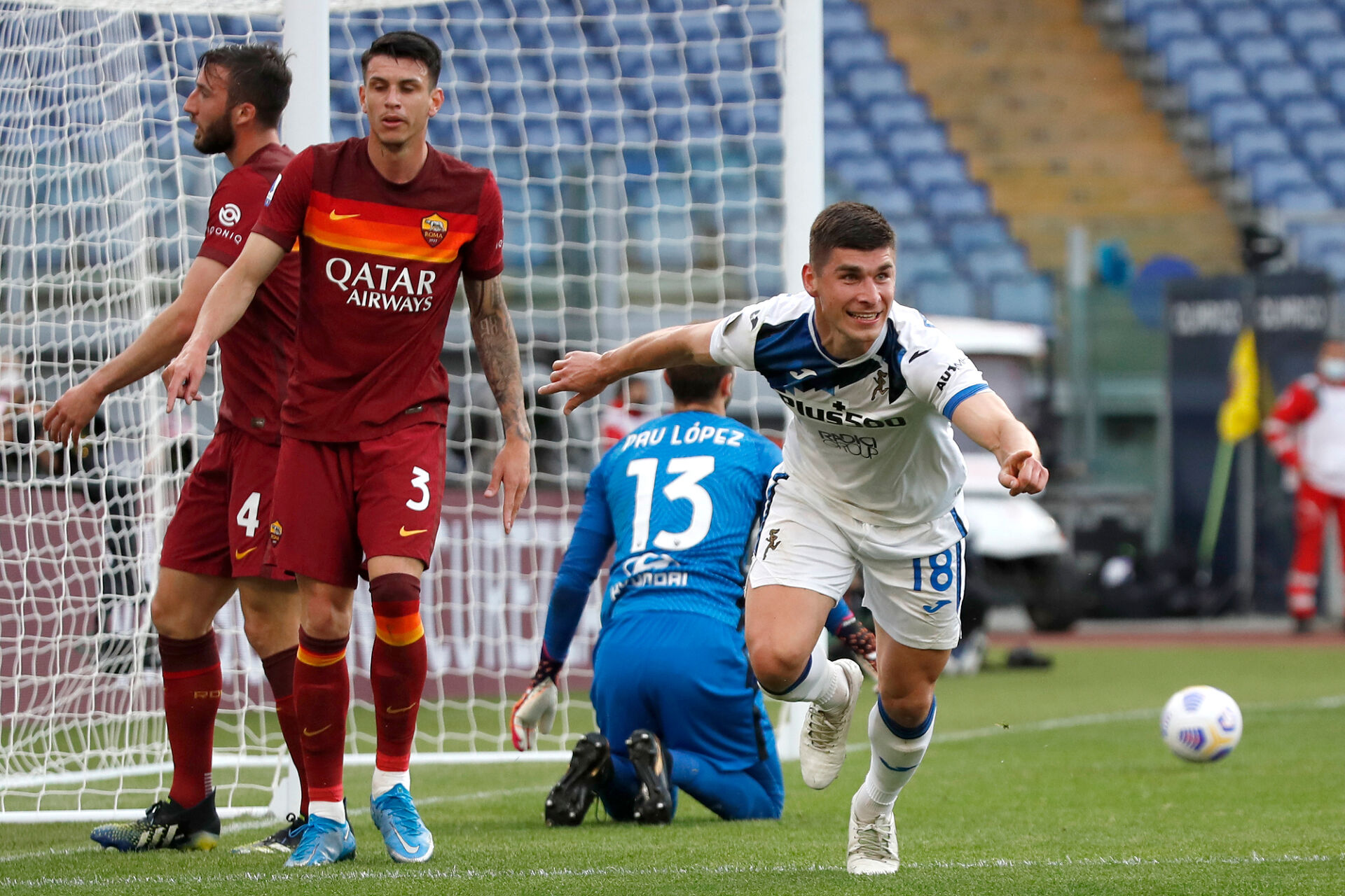 Рома оцеля срещу Аталанта и взе точка