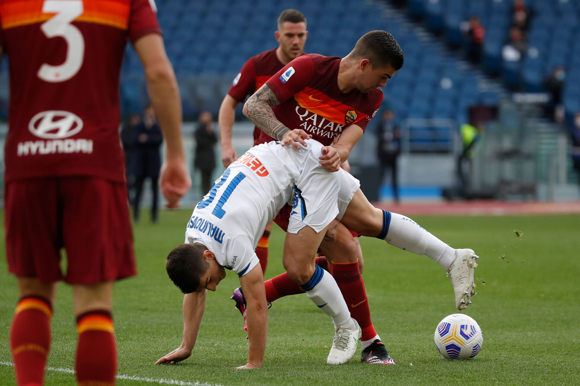 Рома оцеля срещу Аталанта и взе точка