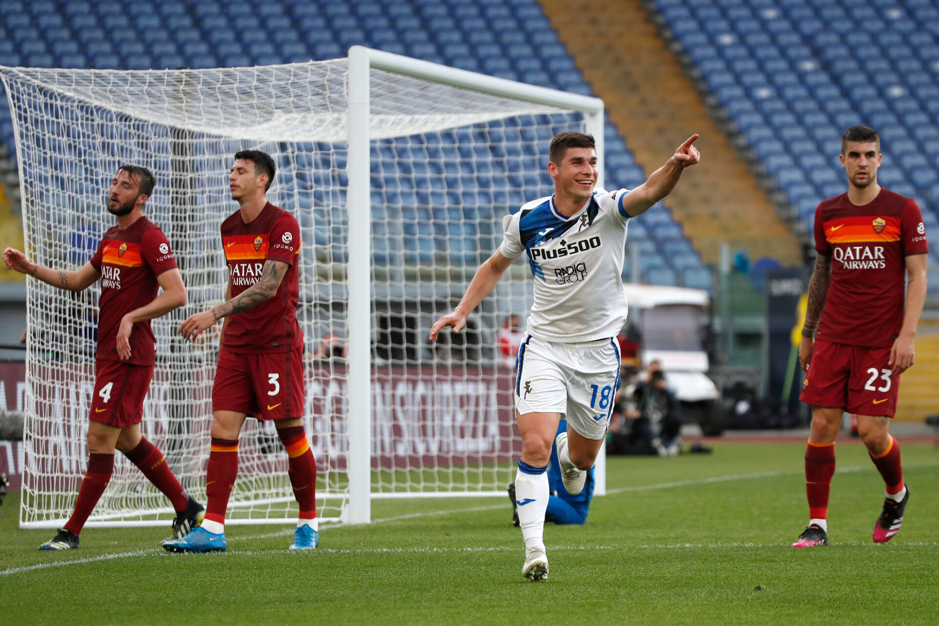 Рома оцеля срещу Аталанта и взе точка