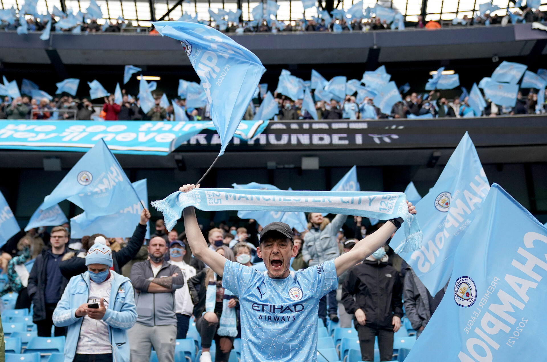 Манчестър Сити с шампионски разгром срещу Евертън (ВИДЕО)