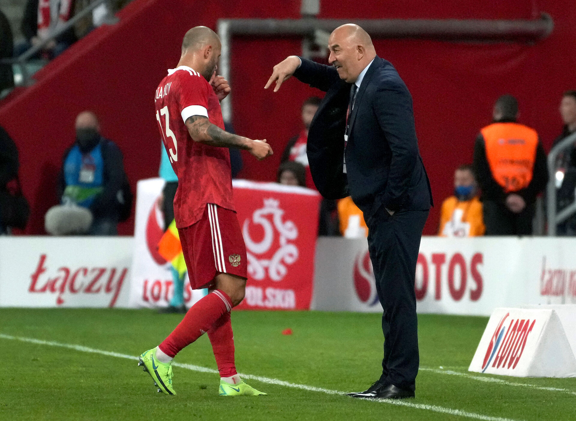 Бивш нападател на Лудогорец вкара за Полша срещу Русия