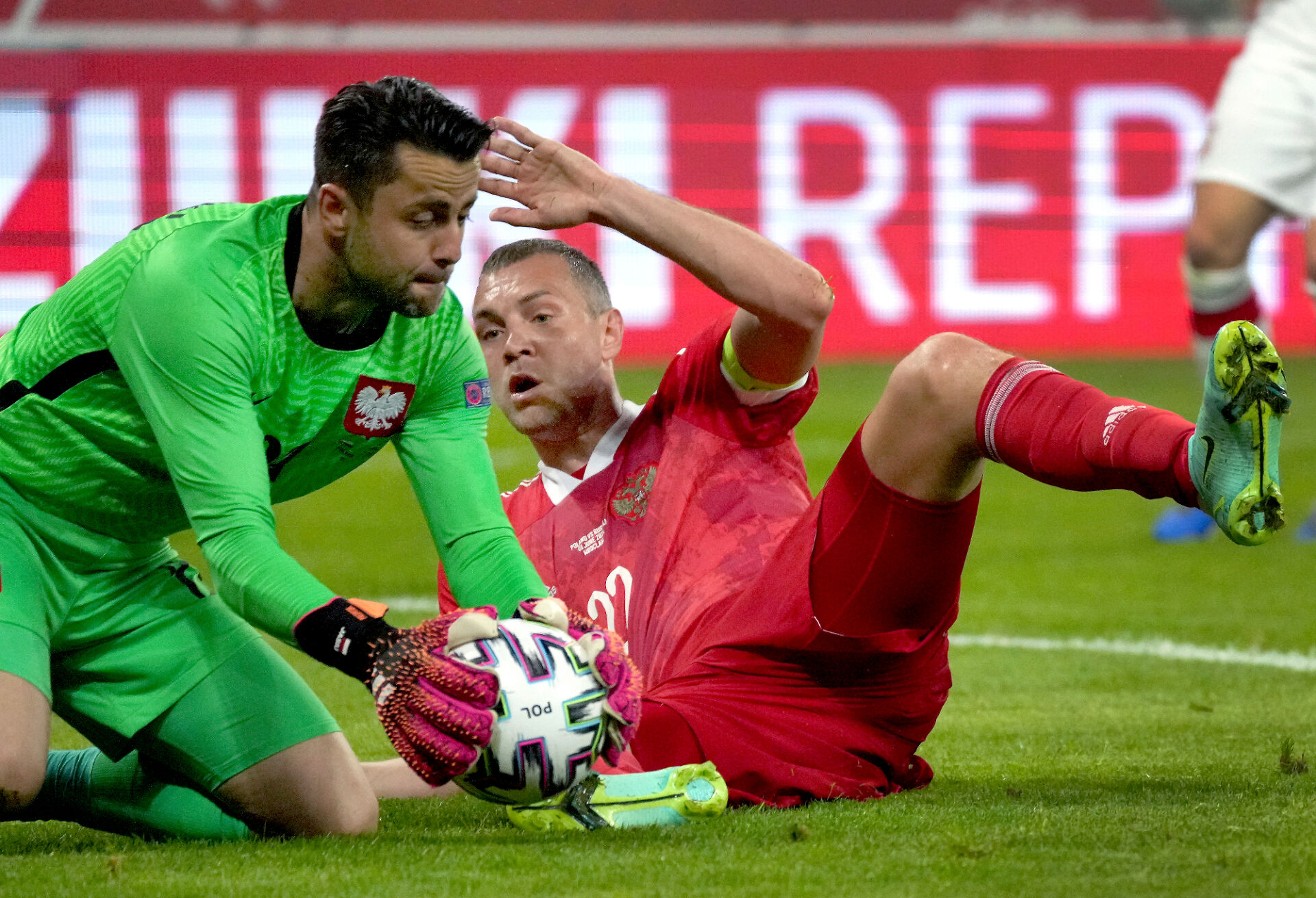 Бивш нападател на Лудогорец вкара за Полша срещу Русия