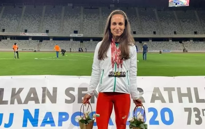 Инна Ефтимова се класира втора в спринта на 100 метра на Балканиадата по лека атлетика
