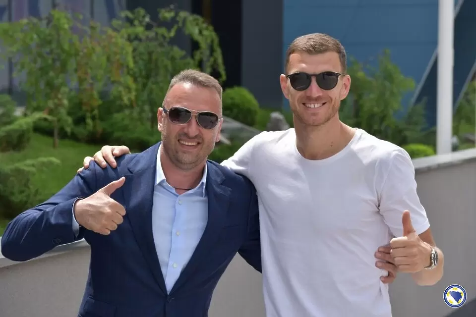 Един Джеко договори личните си условия с Интер