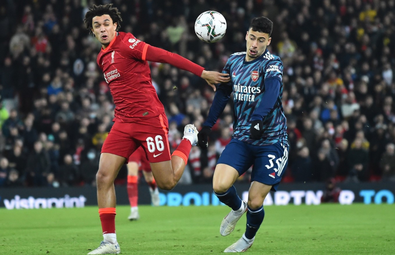 Арсенал удържа Ливърпул с 10 човека и 70 минути не допусна удар във вратата (ВИДЕО)