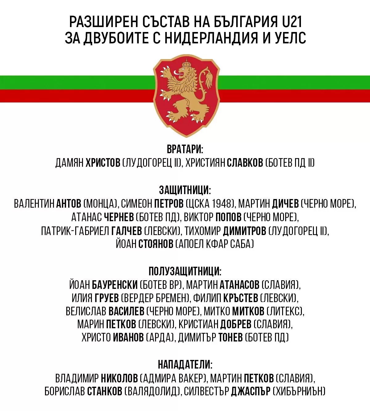 Нападател от Валядолид с дебютна повиквателна за младежите