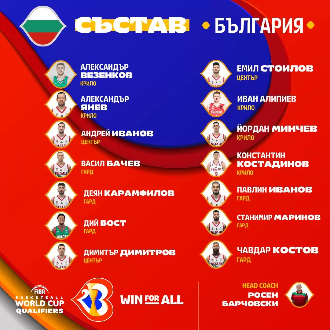 Везенков се завръща за националния отбор