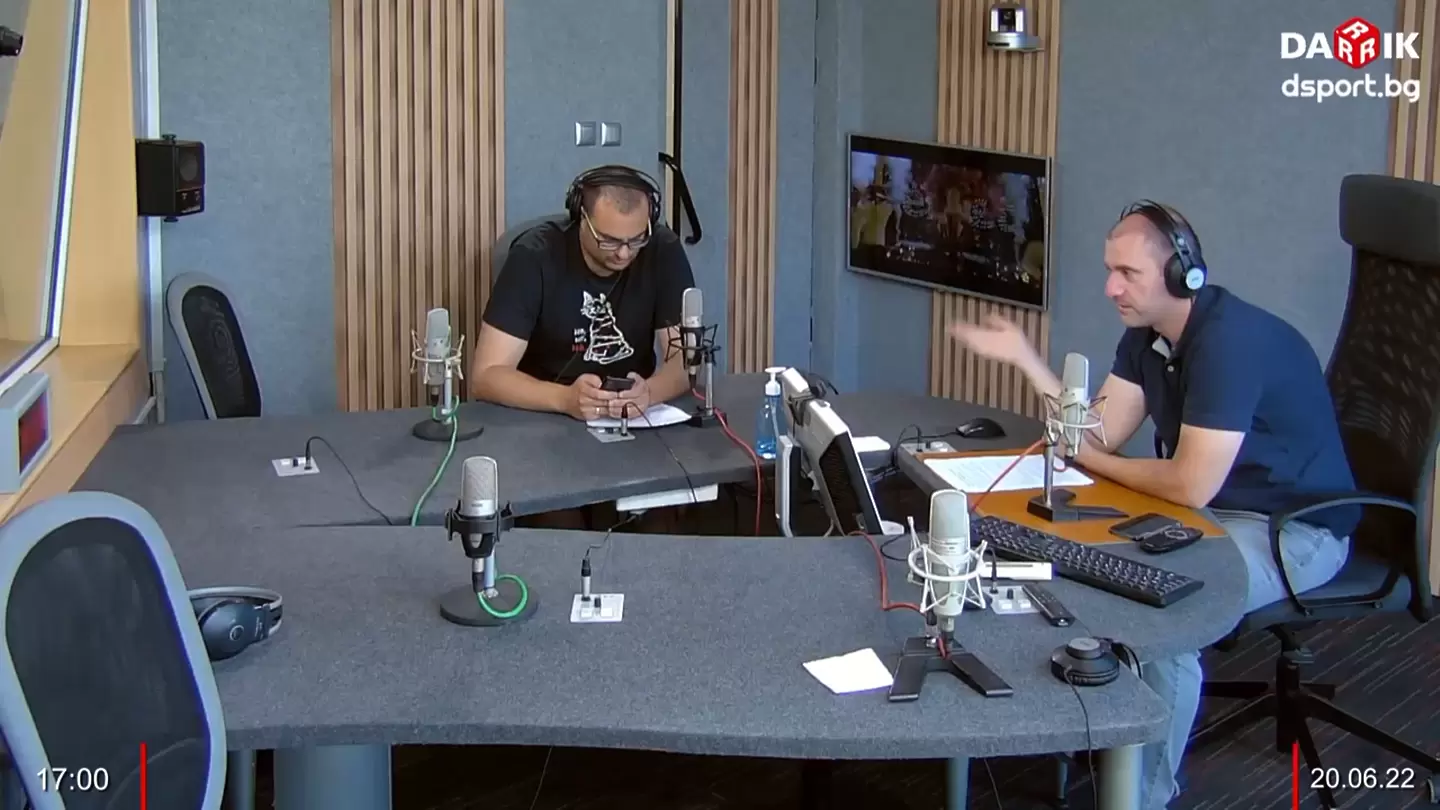 Спортното шоу на Дарик радио - 20.06.2022 г.