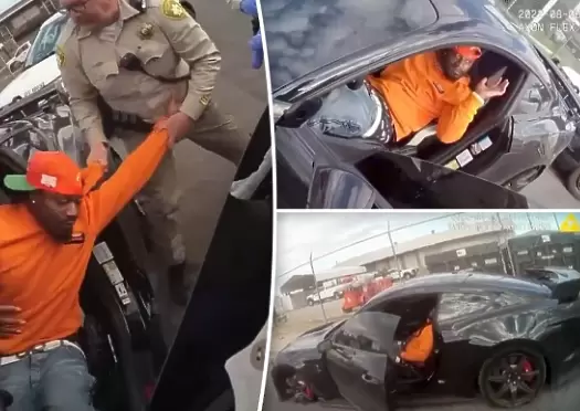 Полицаи изхвърлиха пиян ръгбист от колата му (ВИДЕО)