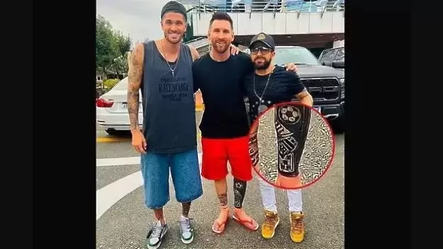 Новата татуировка на Меси и какво символизира тя (СНИМКА)