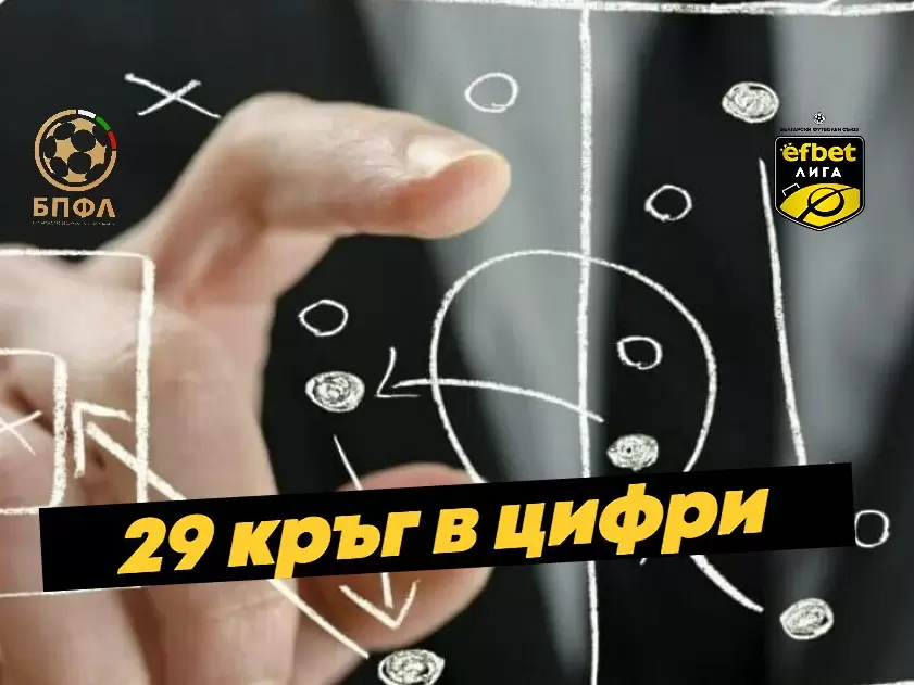 29-и кръг на efbet Лига в цифри – рекорден брой голове