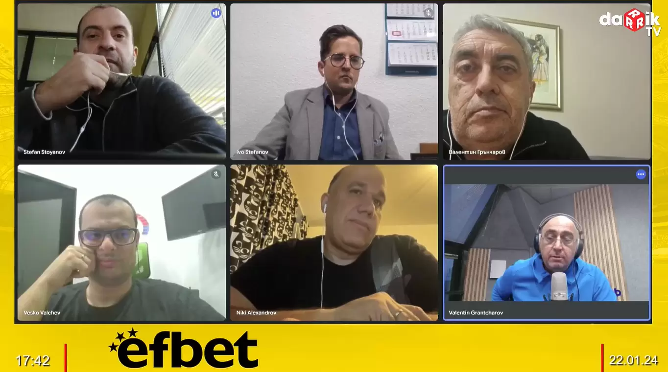 Коментарно студио за зимната подготовка и трансферите на отборите в efbet Лига (ВИДЕО)
