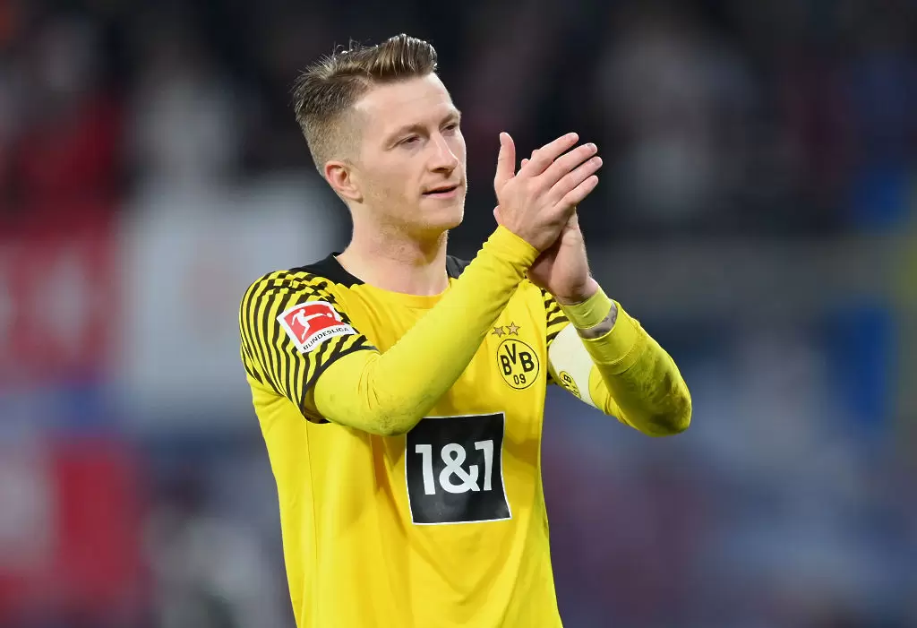 Марко Ройс с екипа на Борусия Дортмунд / Getty Images