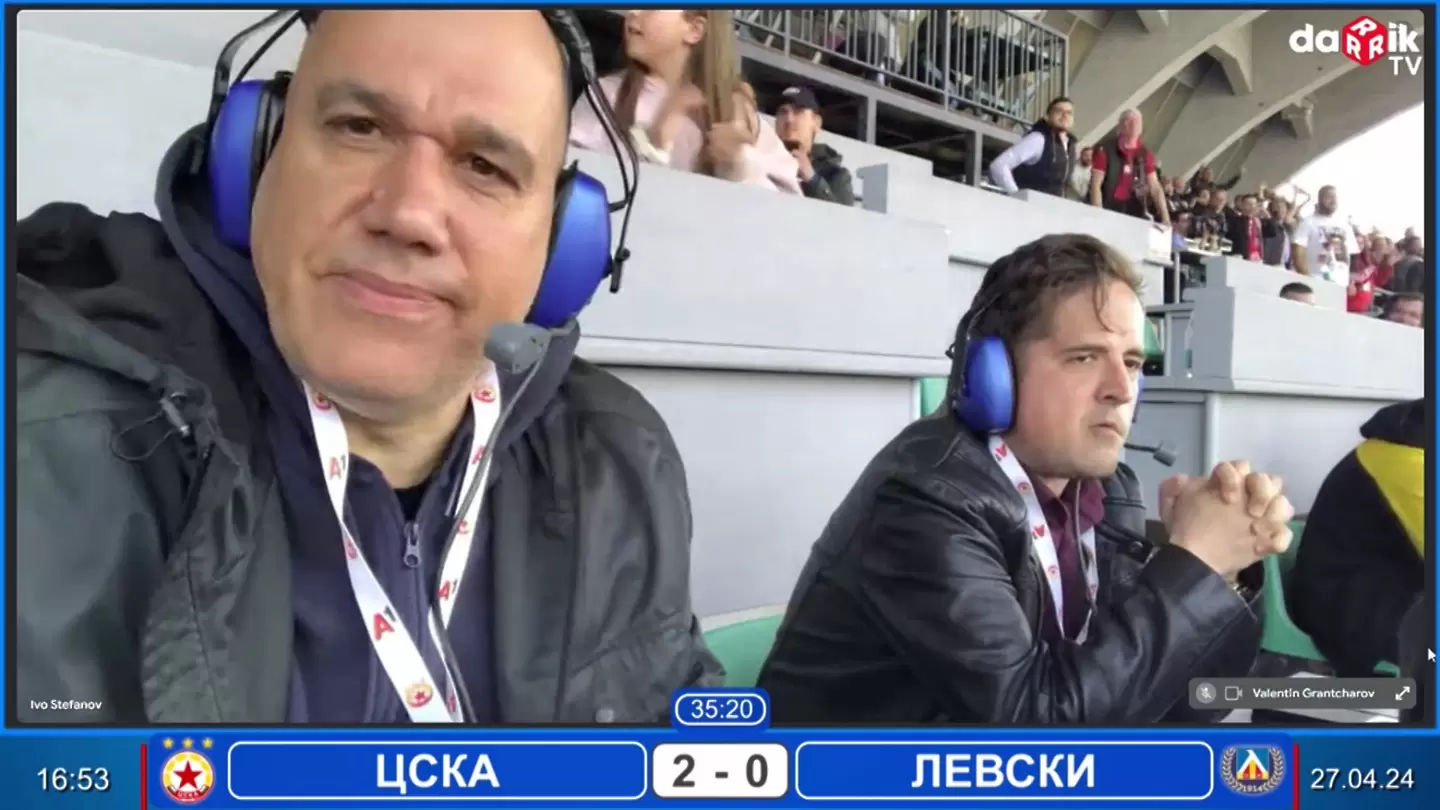 Червена еуфория: Вижте коментара при головете на ЦСКА срещу Левски! (ВИДЕО)