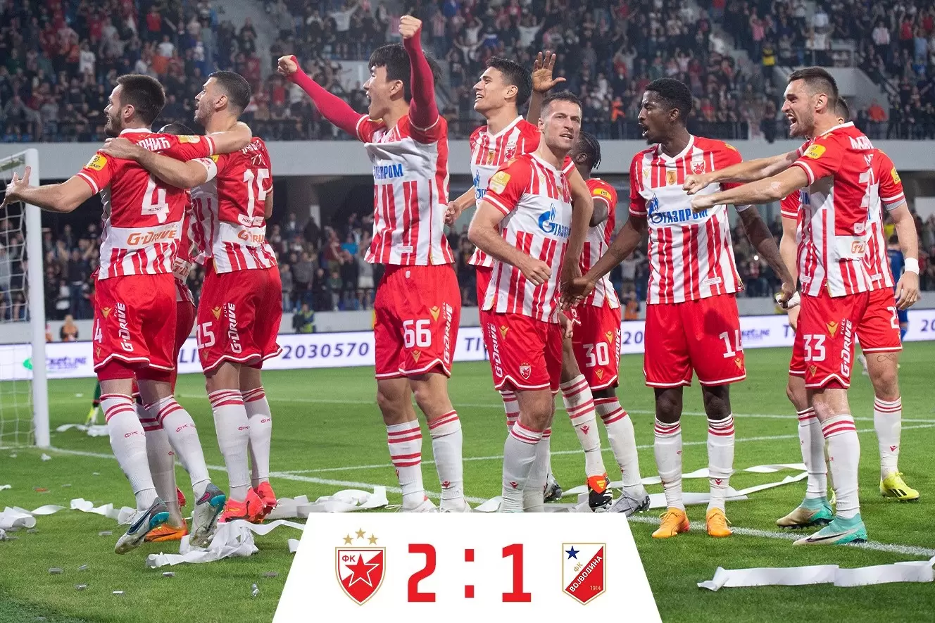 Цървена звезда спечели Купата ан Сърбия / facebook.com/crvenazvezdafk