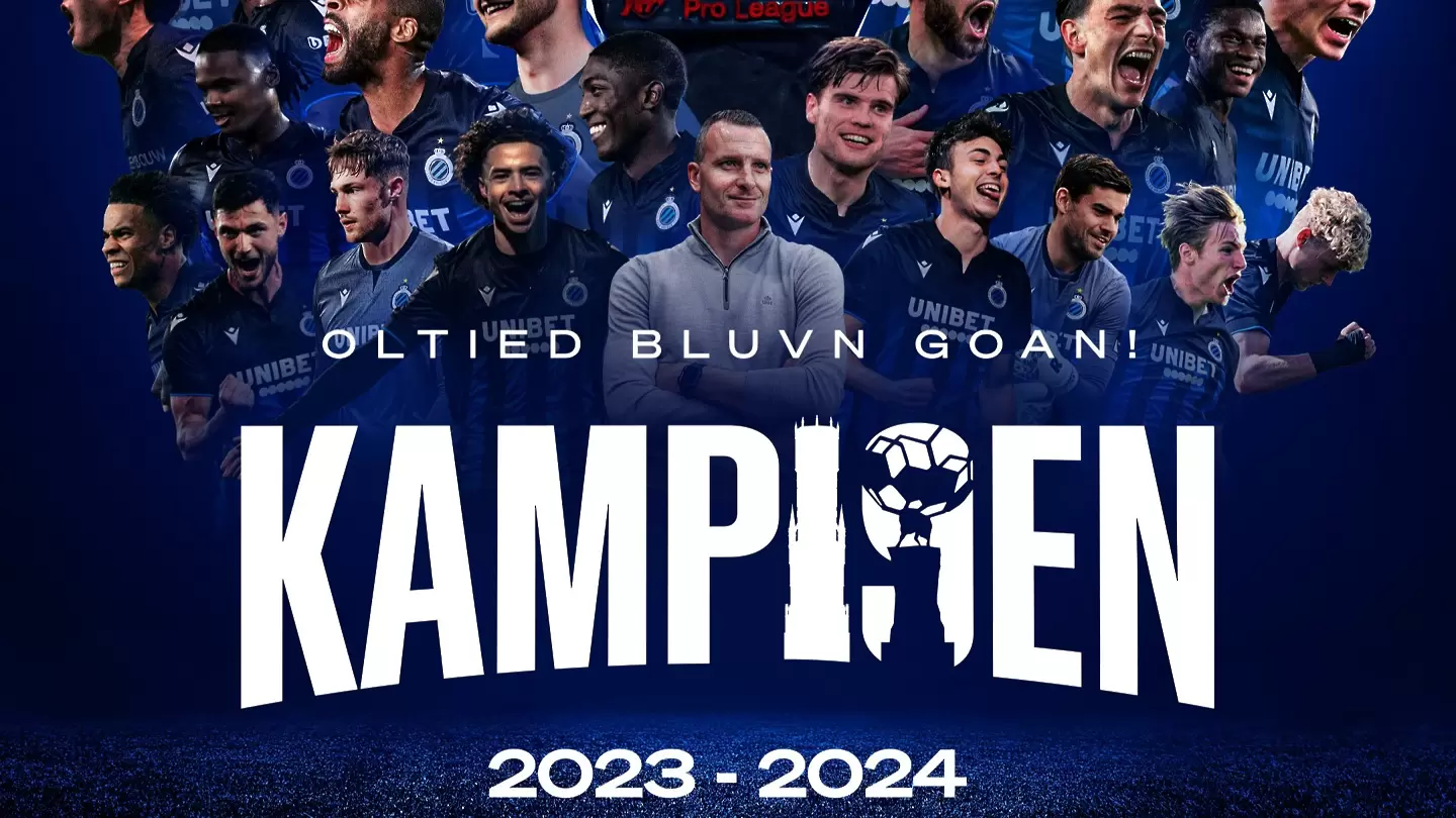 Брюж е шампион на Белгия за 19-ти път / https://x.com/ClubBrugge