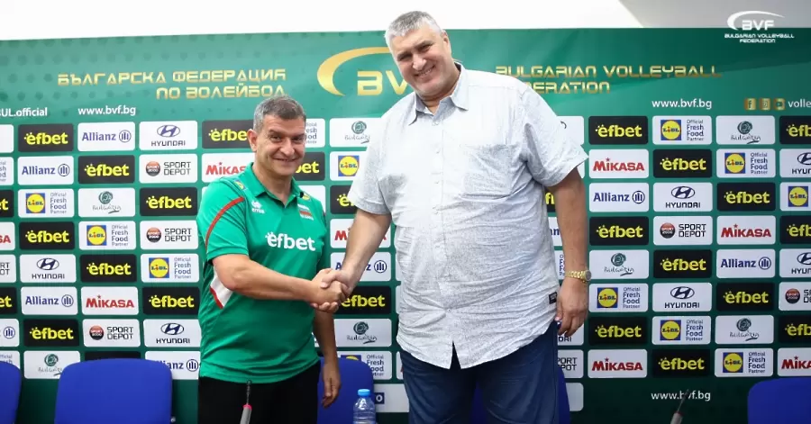 Любомир Ганев и Лоренцо Мичели / bvf.bg