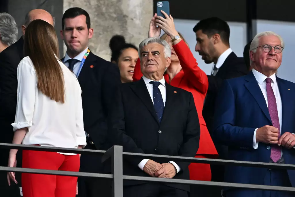 Педро Роча на финала на Европейското, спечелен от Испания/Getty Images