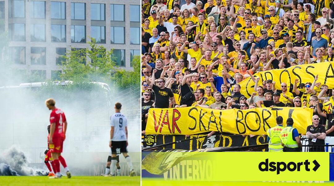 Massiv protest mot VAR i Norge – fans stoppet kamp med tennisballer og fiskeballer (VIDEO)