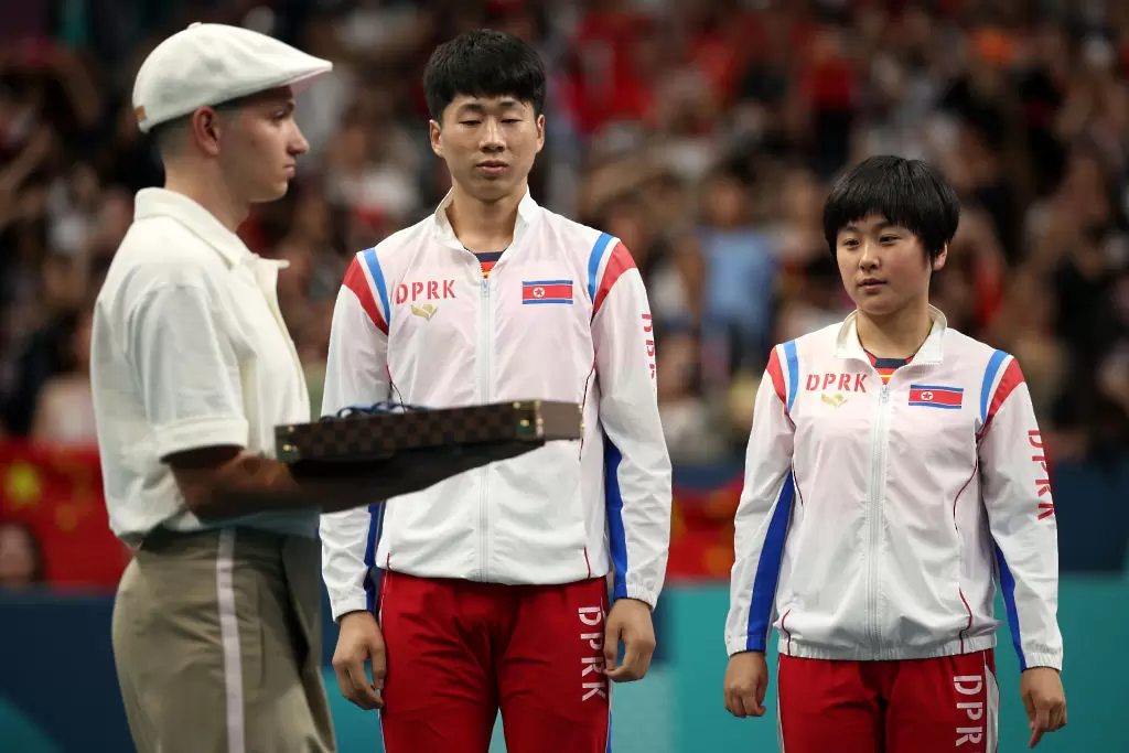 Състезатели от Северна Корея на Олимпийските игри в Париж / Getty Images 