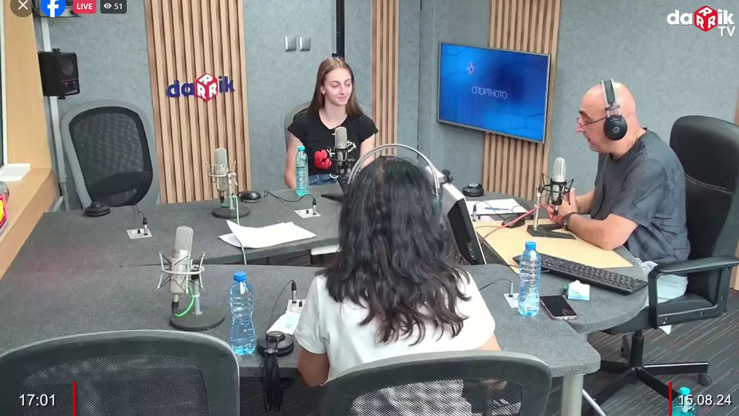 Гледайте Спортното шоу на Дарик - 15.08.2024